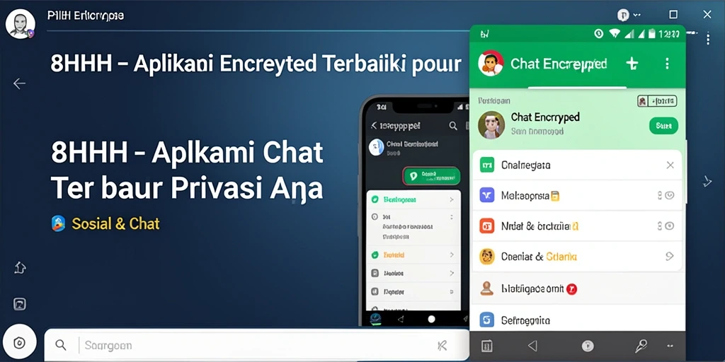 Antarmuka aplikasi 8HHH yang aman dan user-friendly.