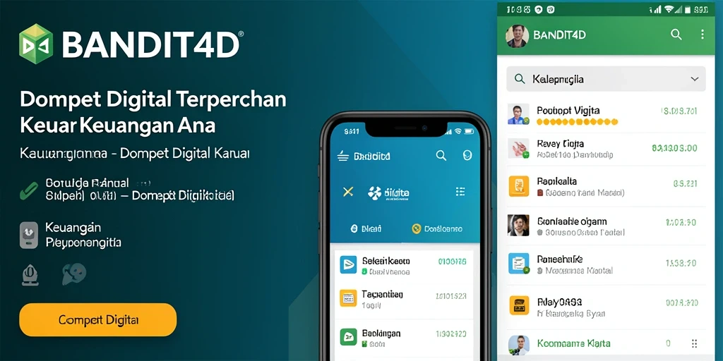 Antarmuka aplikasi BANDIT4D yang modern dan intuitif