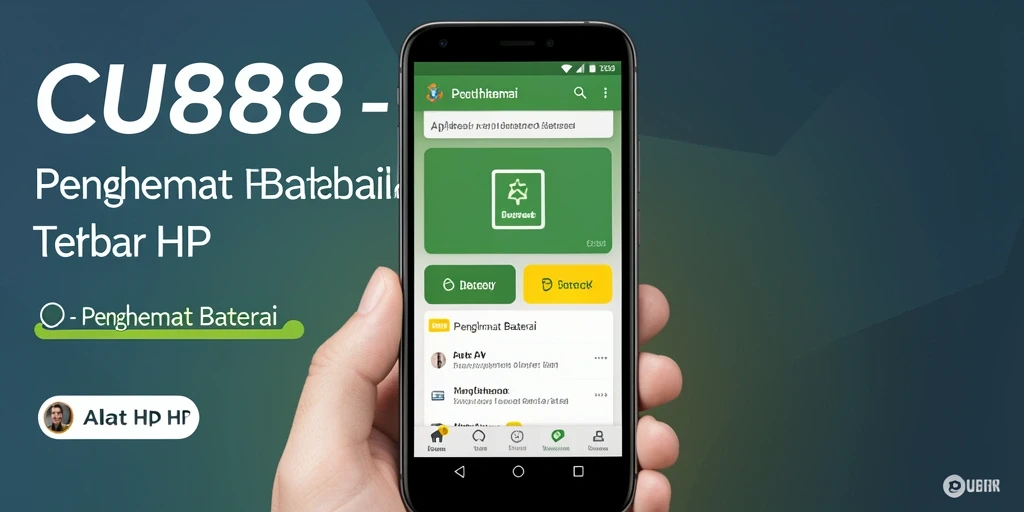 Antarmuka CU888 yang sederhana dan mudah digunakan untuk penghemat baterai.