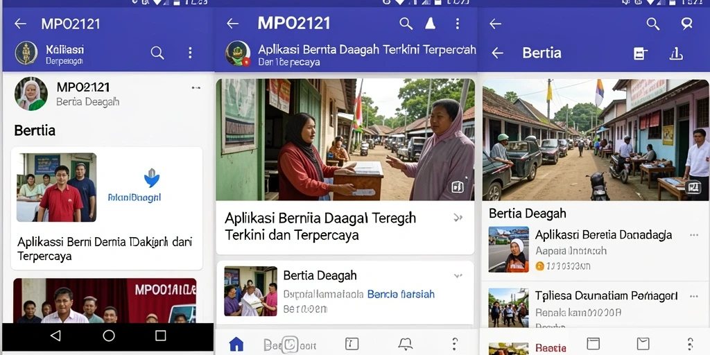 Tampilan antarmuka MPO2121 yang bersih dan informatif.