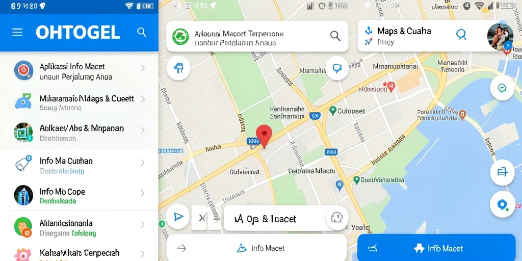 Tampilan antarmuka OHTOGEL yang menampilkan informasi lalu lintas terkini.