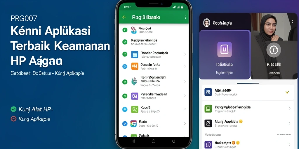 Antarmuka sederhana dan efektif dari PRG007 untuk kunci aplikasi.