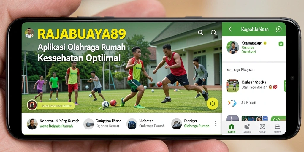Antarmuka aplikasi RAJABUAYA89 yang menarik dan informatif.