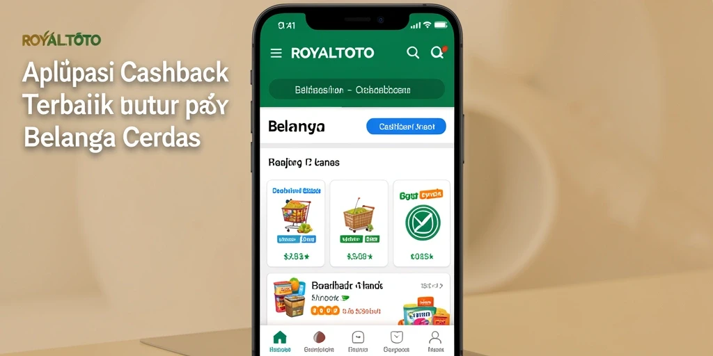 Antarmuka aplikasi ROYALTOTO yang menarik dan informatif.