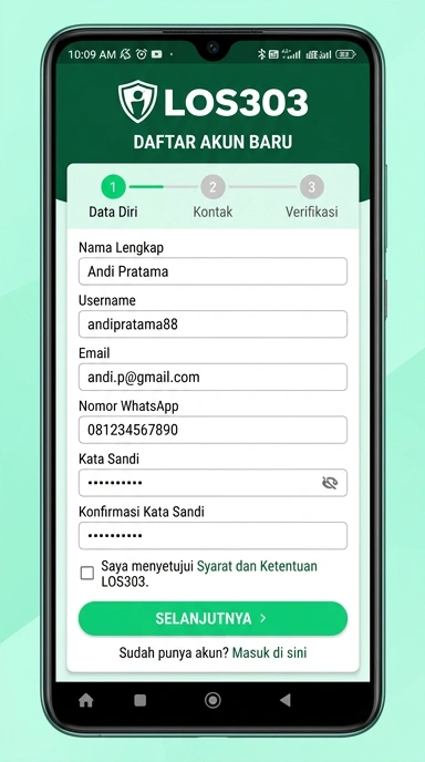 Buat Akun Baru di los303 dengan Mudah